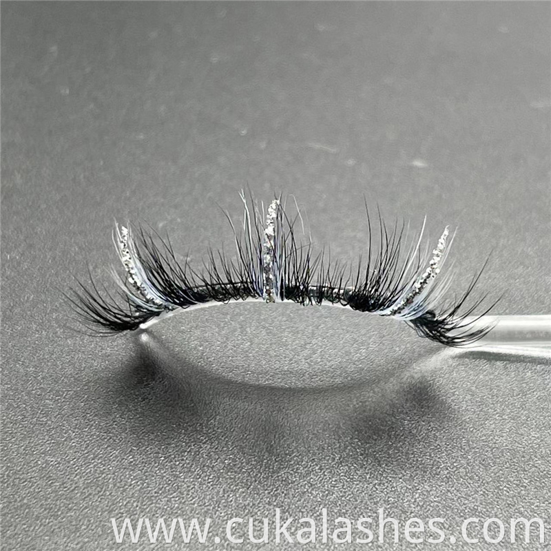 Glitter Fake Lashes